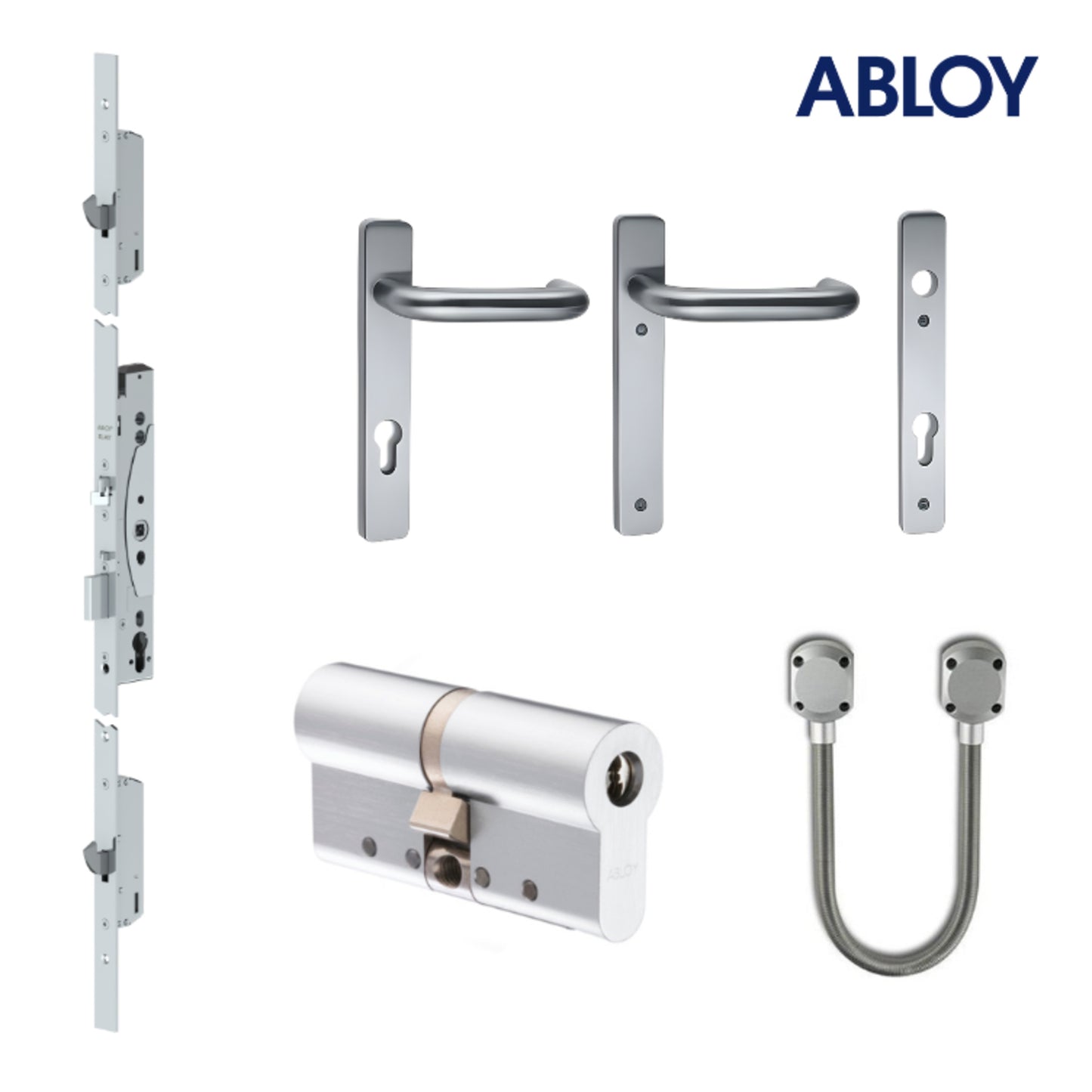 ABLOY EL467 Lock Package 4M for narrow stile read-in read-out multipoint access control doors