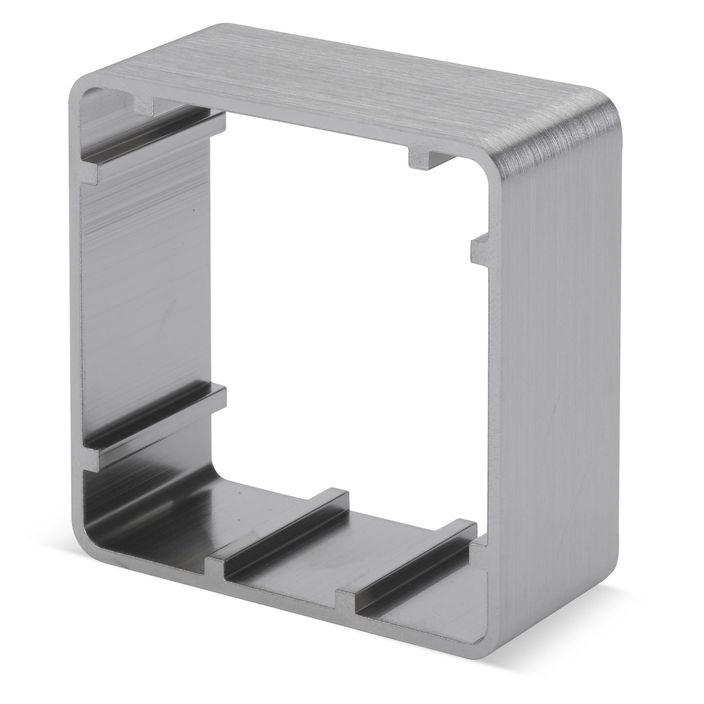 DRB-SH brushed stainless steel effect surface mount surround