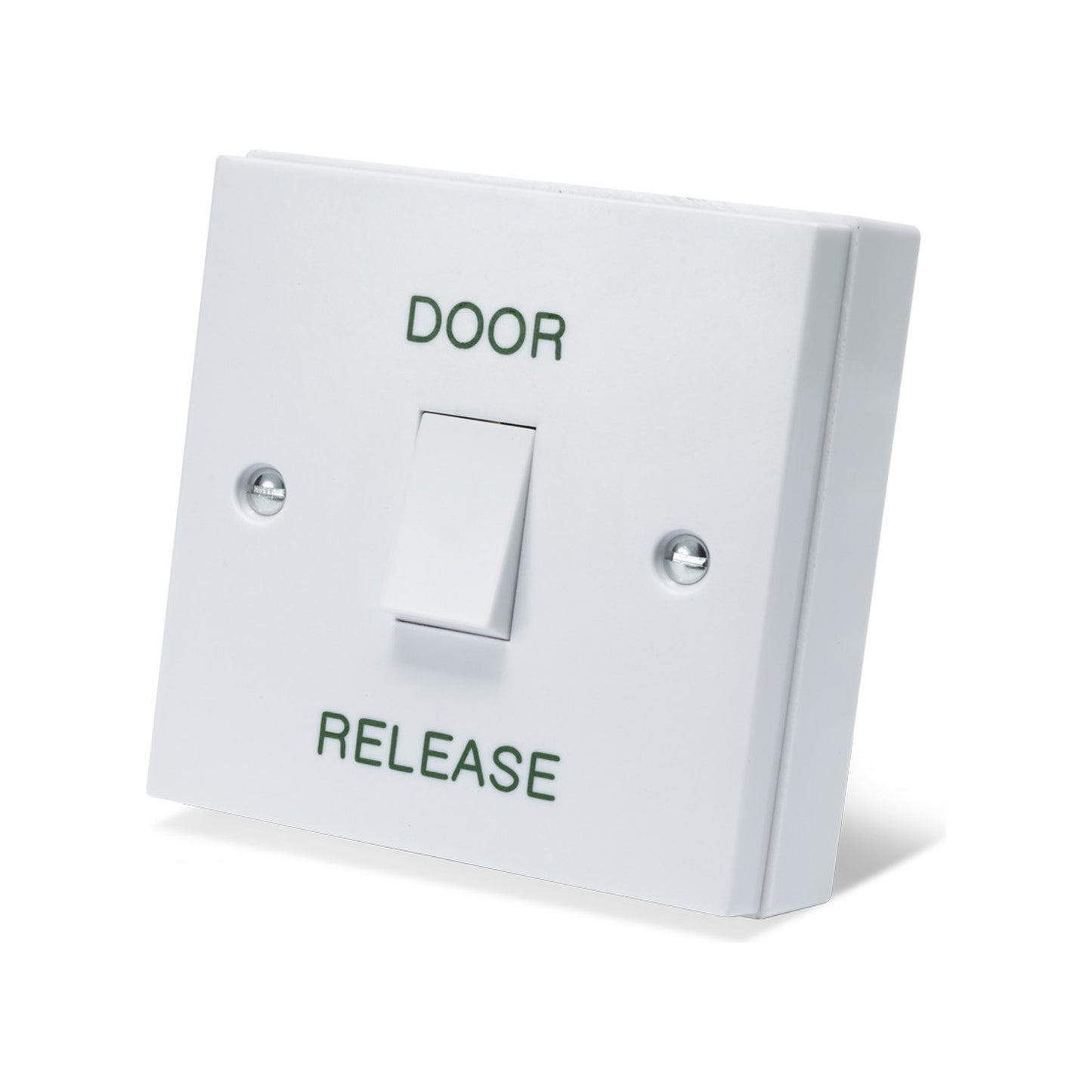 DRB001N-DR gloss white door release button with removable back box