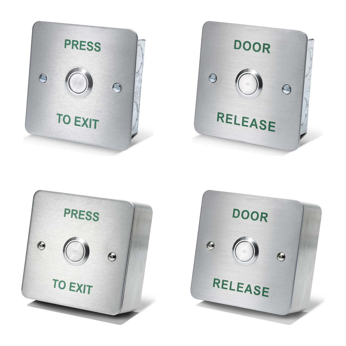 DRB002 stainless steel press to exit door release button for access control systems