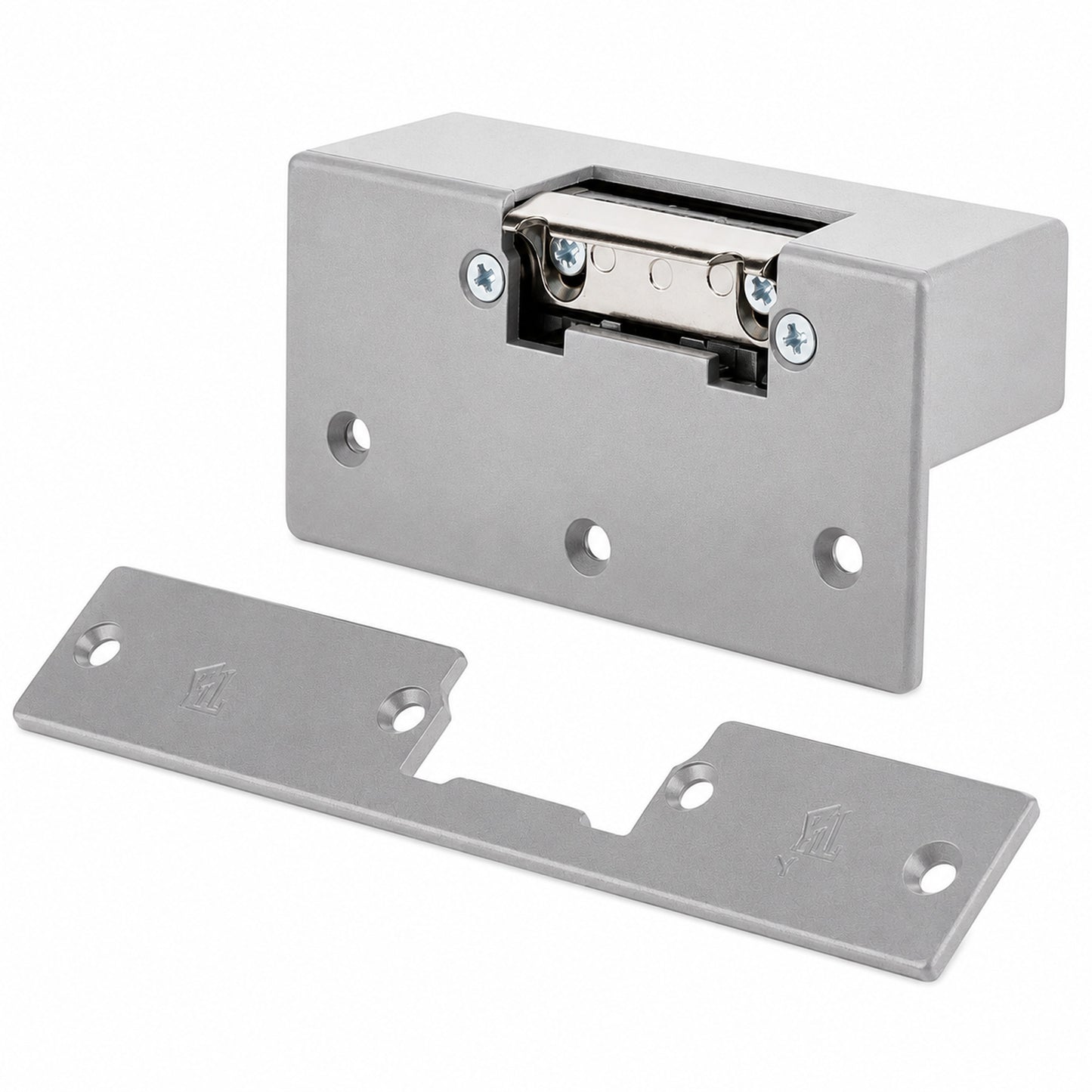 M1A electric release lock with adjustable jaw for improved latch alignment