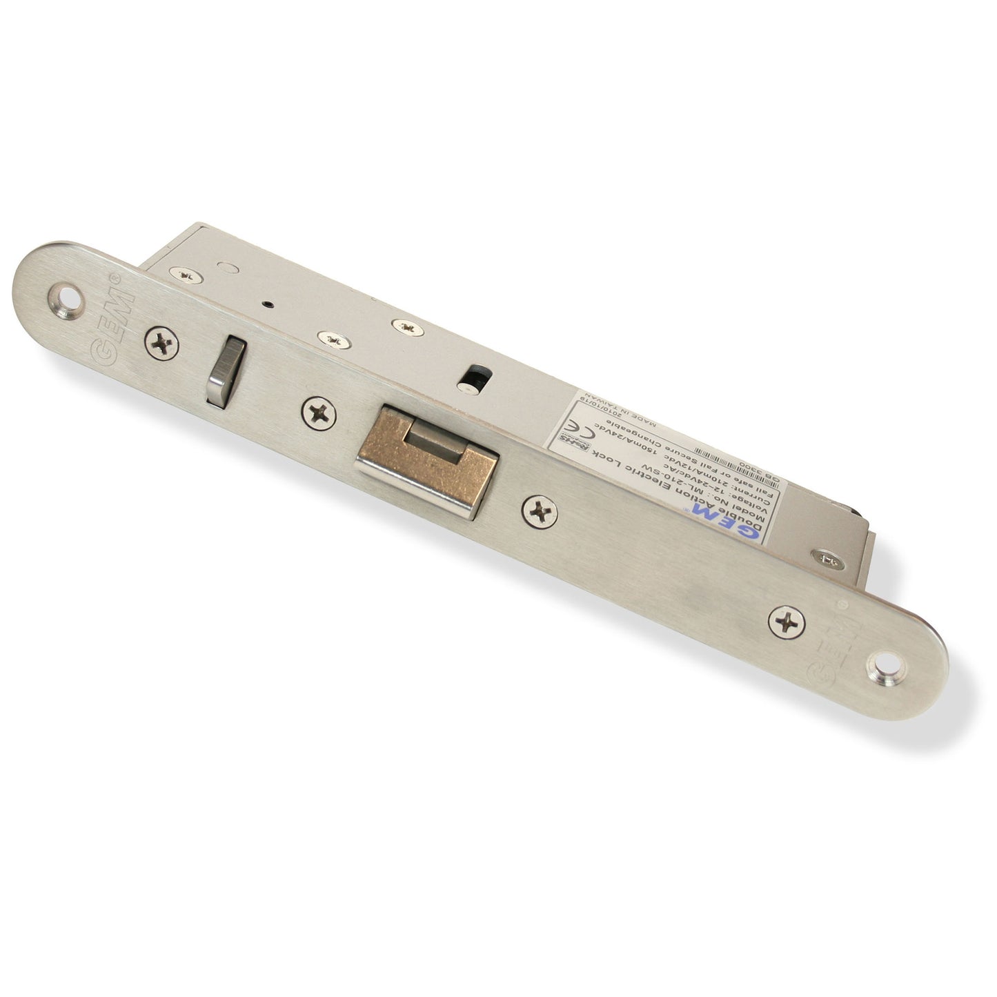 ML210N-SW electric release lock for double swing inward and outward opening doors
