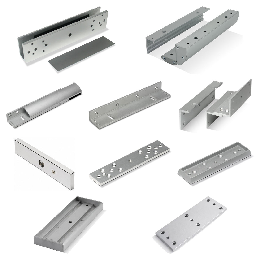 What are magnetic lock brackets used for?