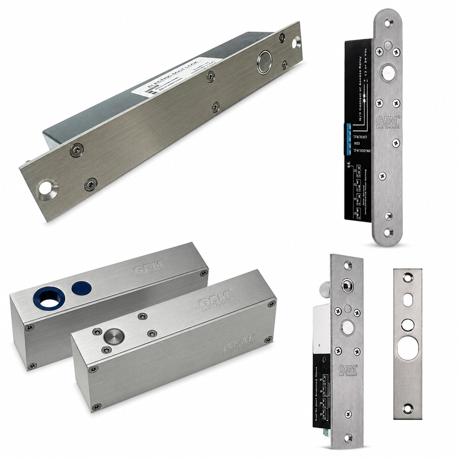 Solenoid Bolt, Drop Bolt, Dead Bolt Locks for access control systems
