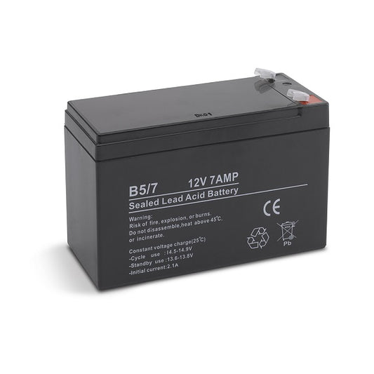 12 Volt 7Ah Battery Sealed Lead Acid Backup Battery