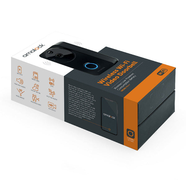 Amalock DB101 WiFi Video Doorbell - Smart Access Solutions Ltd