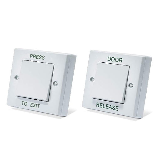 DRB001-DR / DRB001-PTE gloss white press to exit button