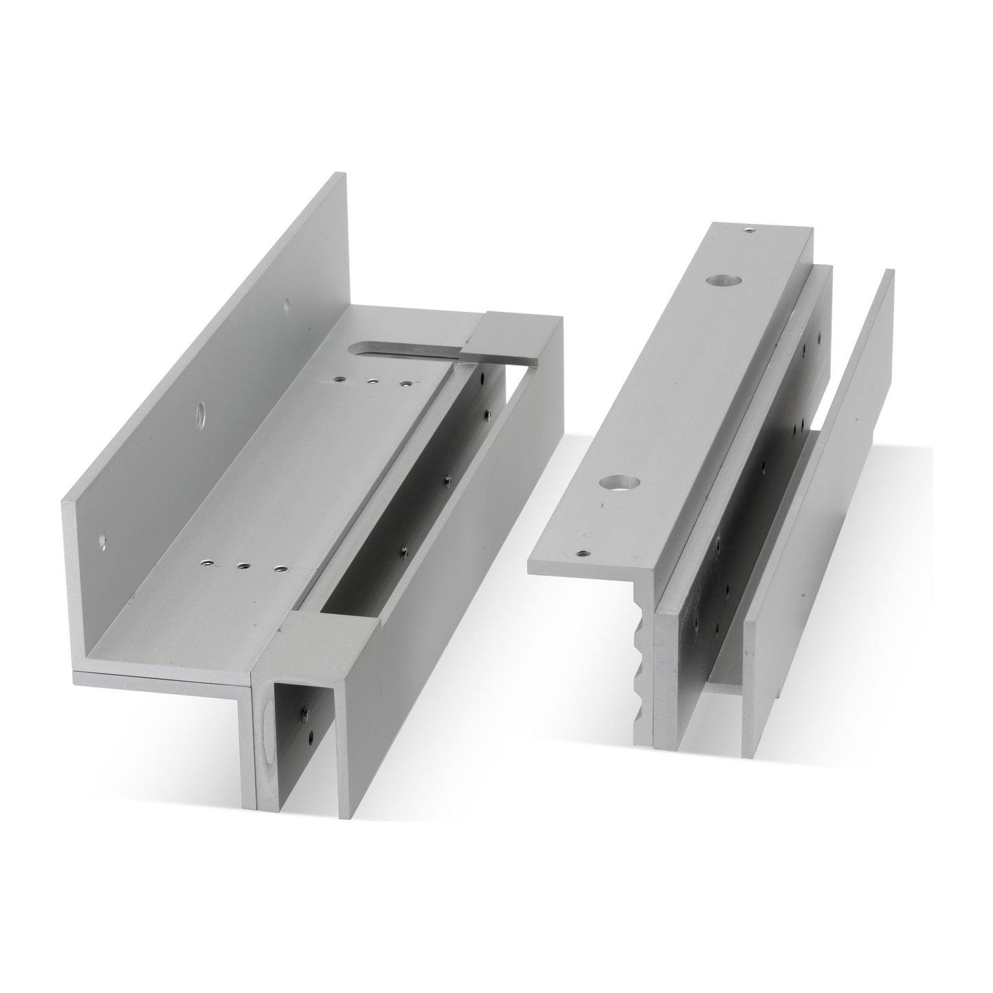 A300ZLG  Z and L mounting bracket with glass door mount for mini magnetic locks
