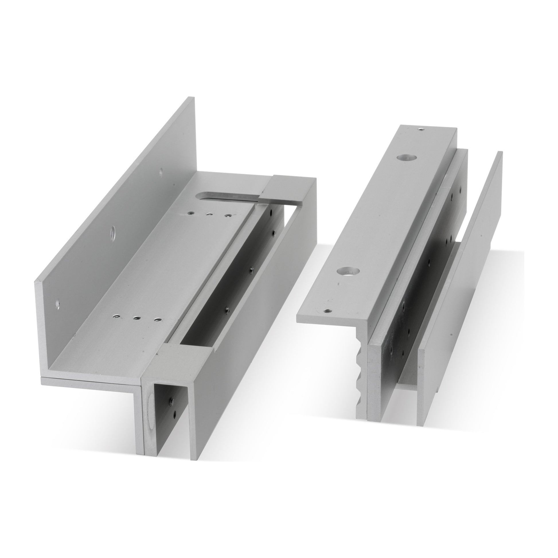 A300ZLG  Z and L mounting bracket with glass door mount for mini magnetic locks