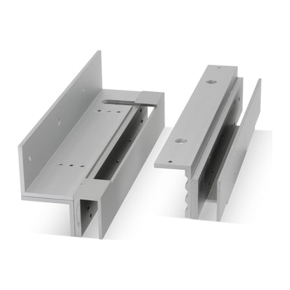 A300ZLG  Z and L mounting bracket with glass door mount for mini magnetic locks