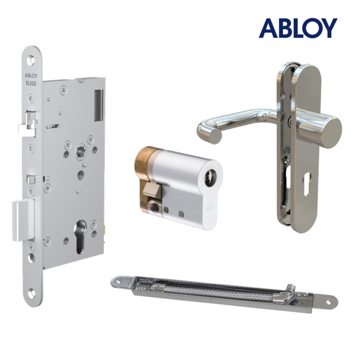 ABLOY EL520 Lock Package 5E for high-security read-in free egress access control doors