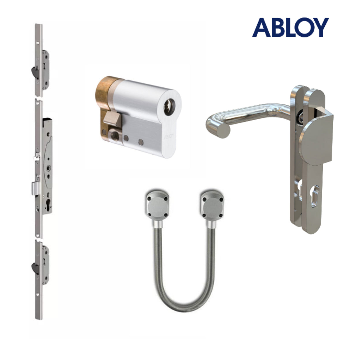 ABLOY MP420 Lock Package 6ME for high-security narrow stile multipoint read-in free egress access control doors