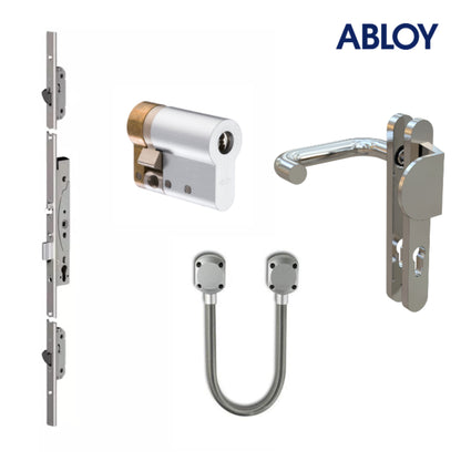 ABLOY MP420 Lock Package 6ME for high-security narrow stile multipoint read-in free egress access control doors