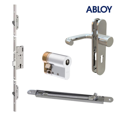 ABLOY Package 5ME multipoint high security motor lock package with MP520 lock for read-in free-egress access control