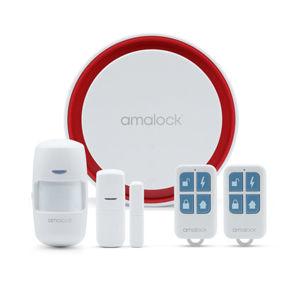 Amalock ALM1000 smart wireless intruder alarm system kit with app control