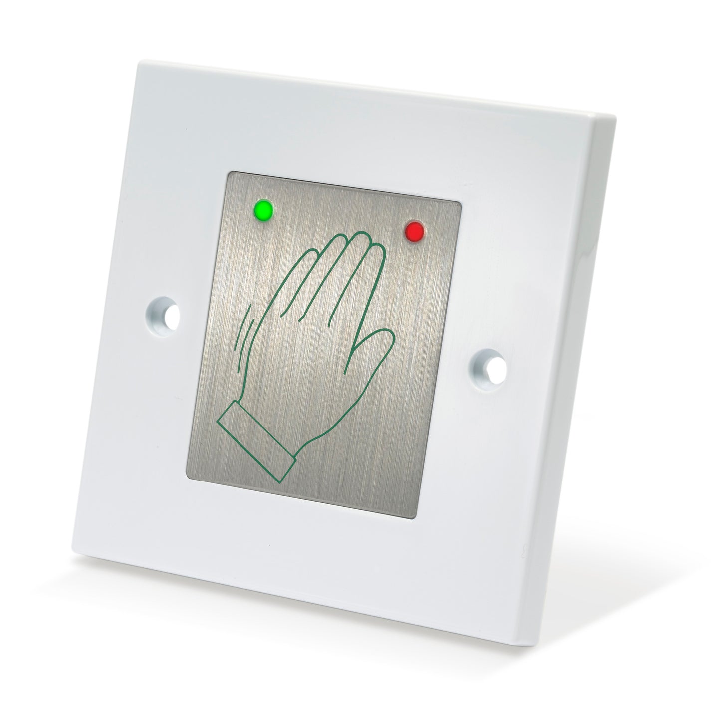 BTS-85UK-H touch sensitive request to exit button with hand logo
