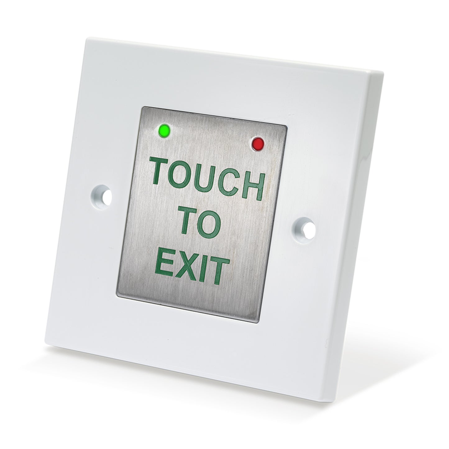 BTS-85UK-TTE touch sensitive request to exit button with Touch to Exit text