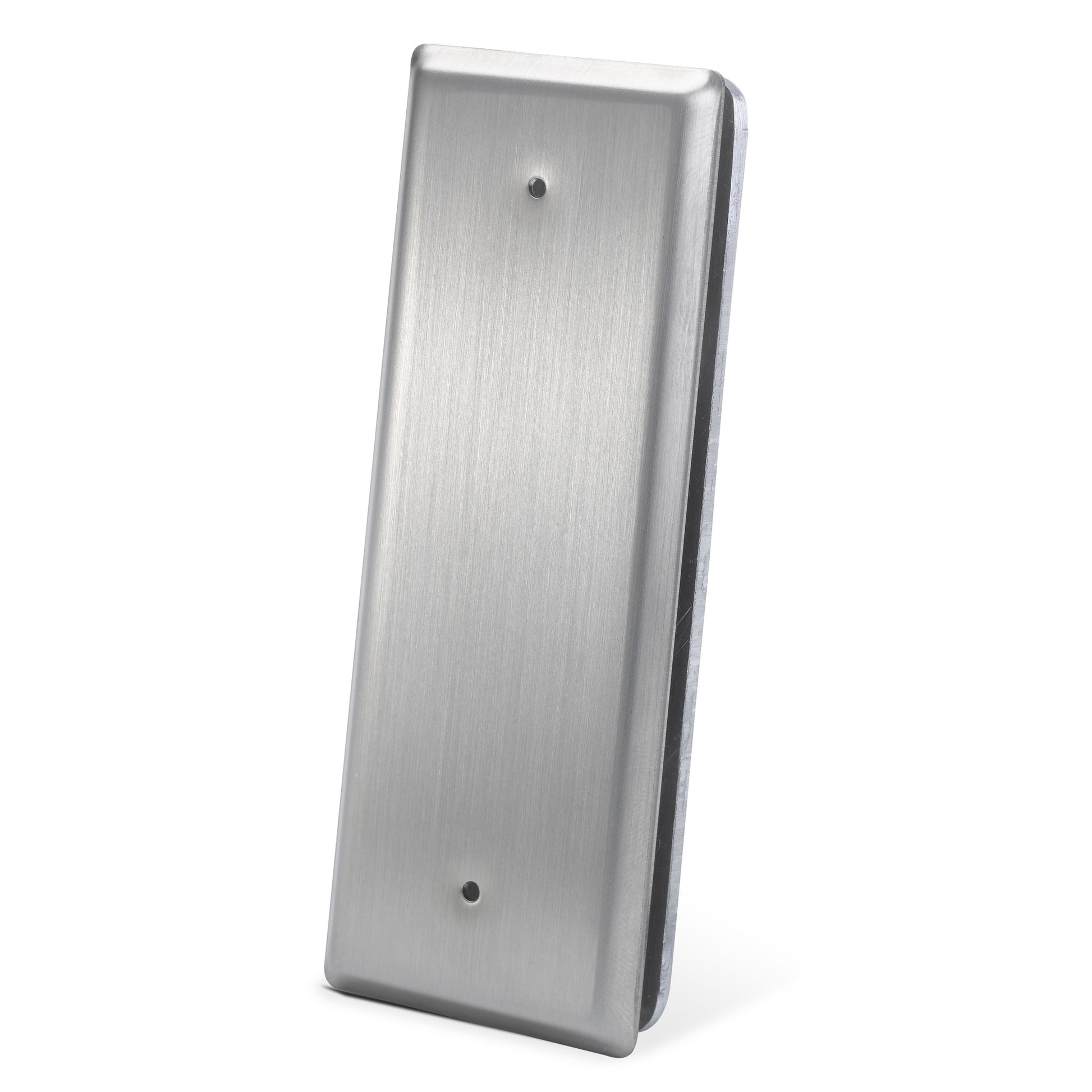 CM25-1 narrow DDA push to open button with blank stainless steel faceplate
