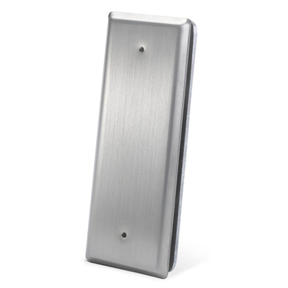 CM25-1 narrow DDA push to open button with blank stainless steel faceplate