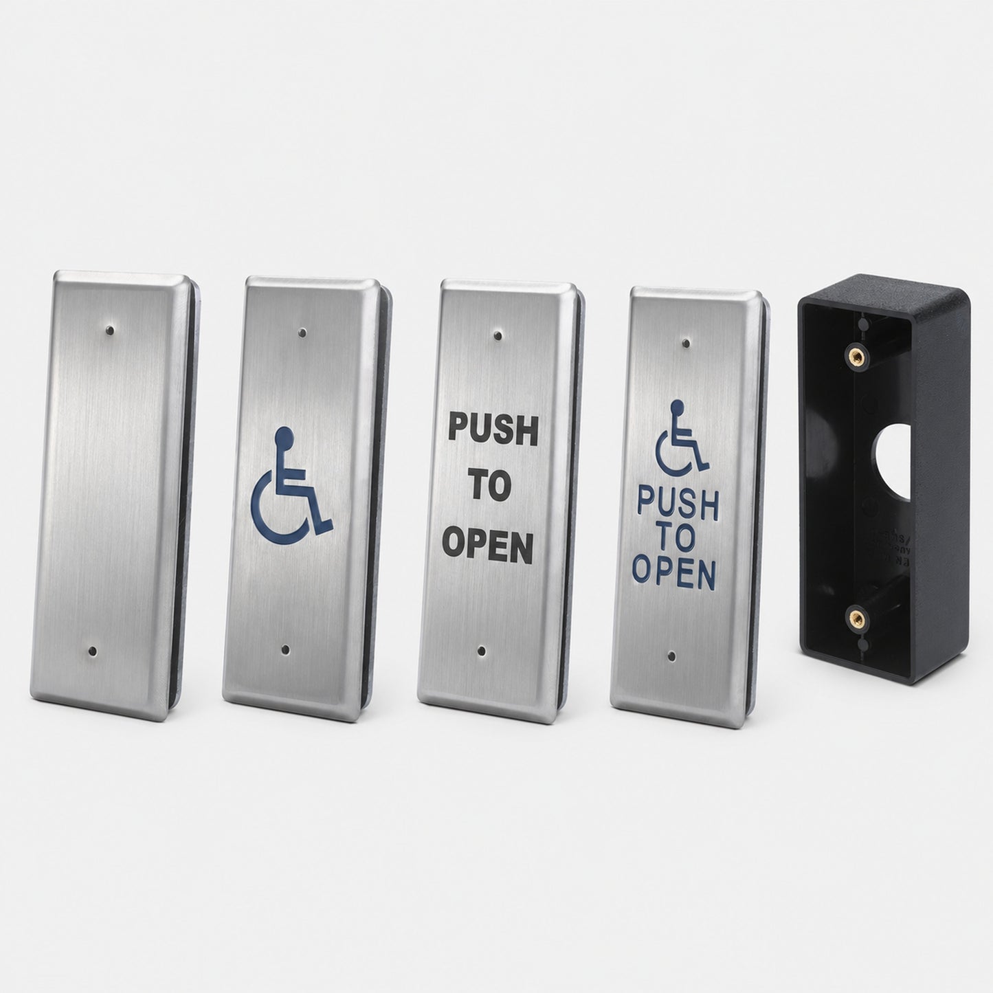 CM25 narrow DDA push to open door button for automatic door activation