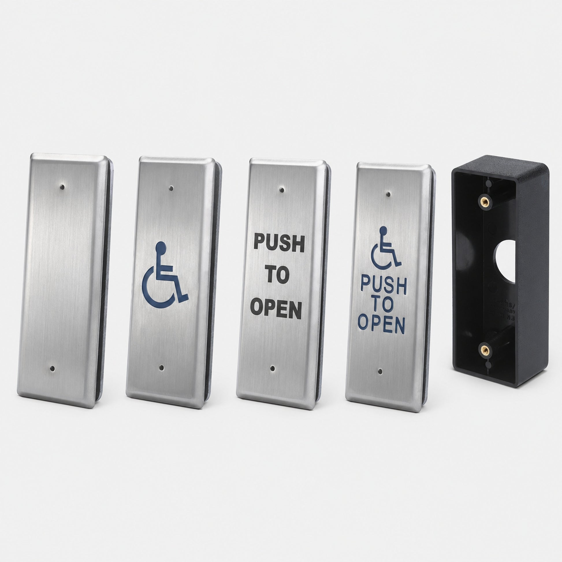 CM25 narrow DDA push to open door button for automatic door activation
