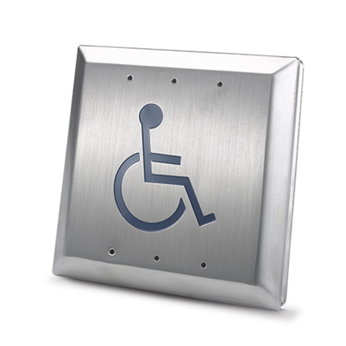 CM45-2 DDA push to open button with wheelchair symbol