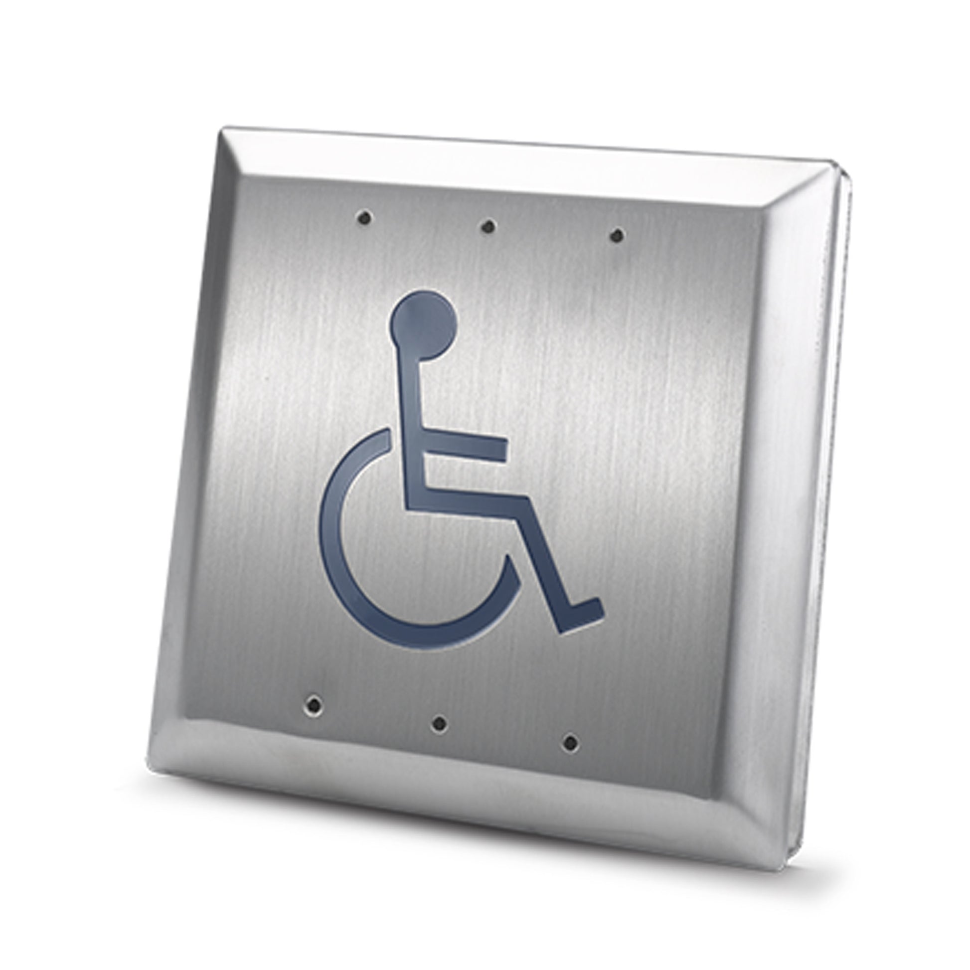 CM45-2 DDA push to open button with wheelchair symbol