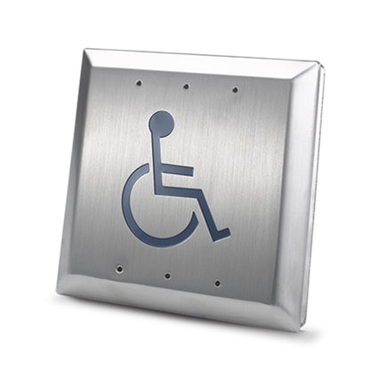 CM45-2 DDA push to open button with wheelchair symbol