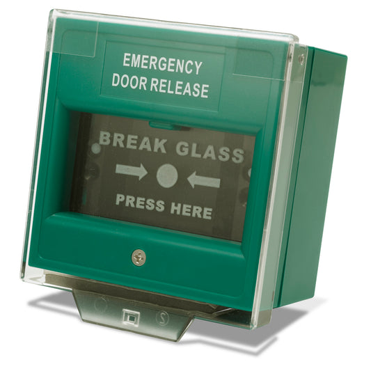 CP24-G 4 pole emergency break glass call point for access control and door release systems