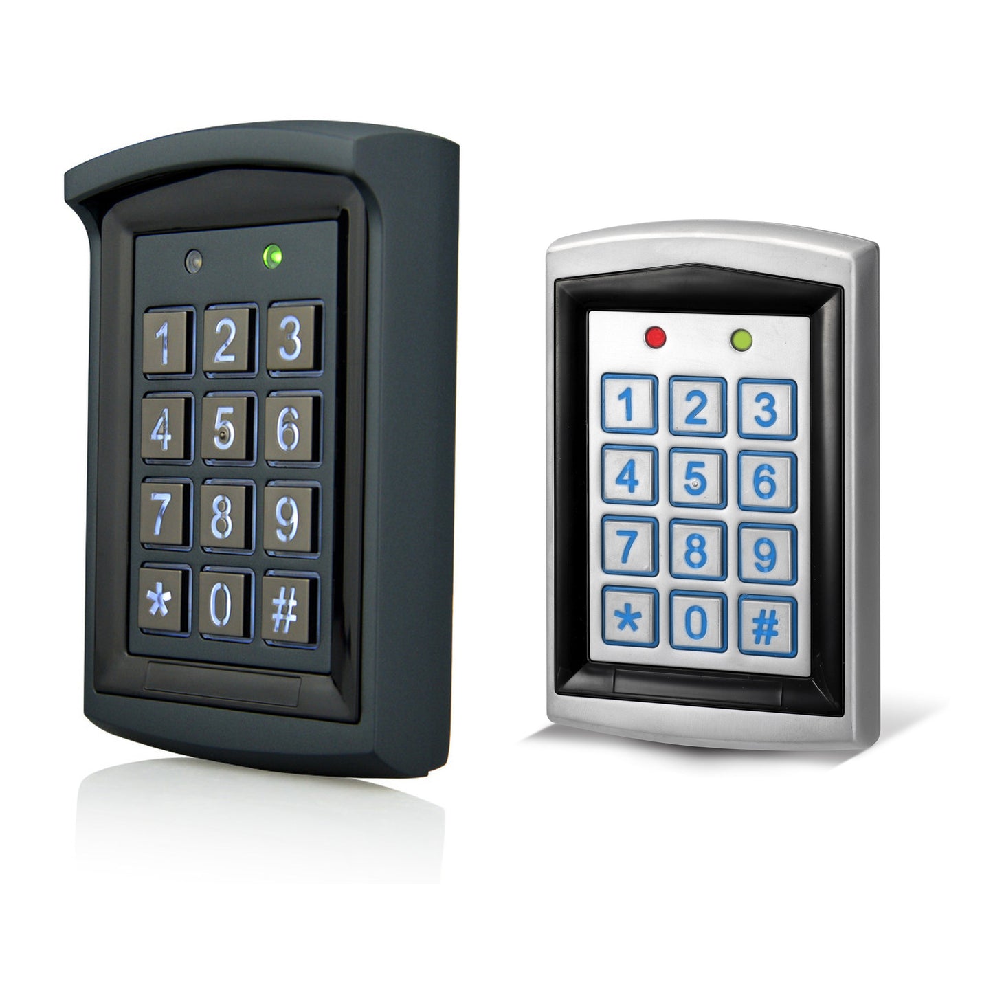 DG800N / DG800N-WP Silver or Black IP rated standalone proximity reader and keypad for access control systems