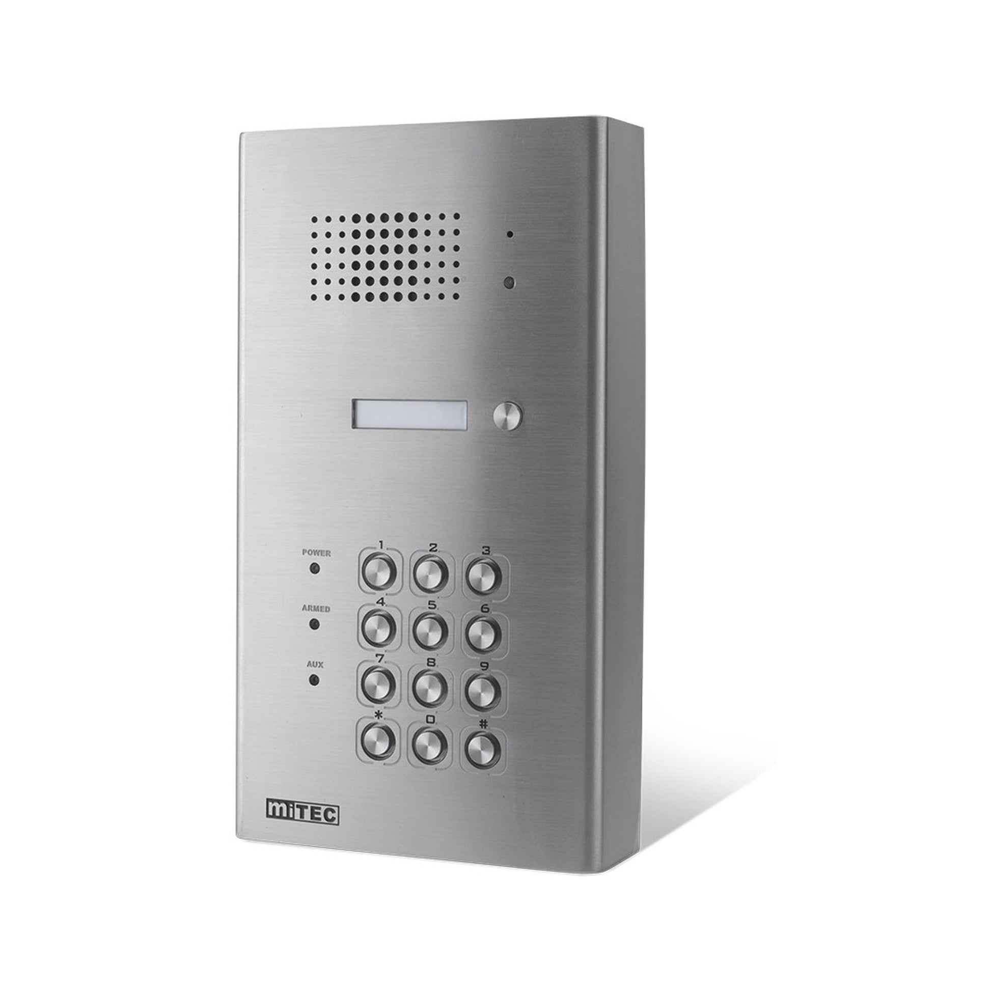 DP101 stainless steel keypad door entry intercom panel for access control