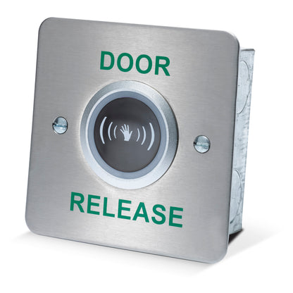 DRB-IR flush mount infrared touchless door release button with LED indication