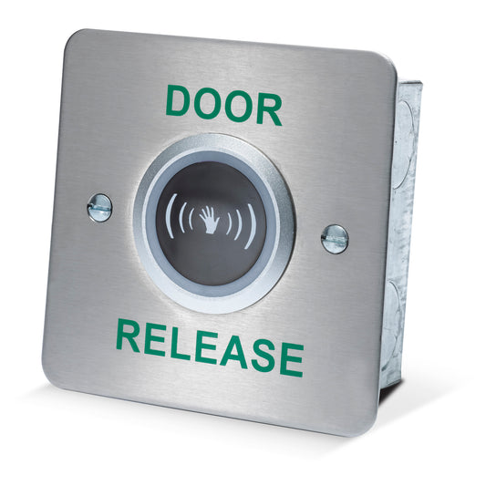DRB-IR flush mount infrared touchless door release button with LED indication