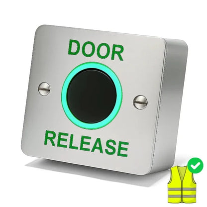 DRB-IR-RJ-S reflective jacket proof infrared touch free exit buttons
