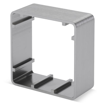 DRB-SH brushed stainless steel effect surface mount surround