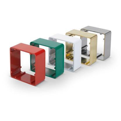 DRB-SH surface mount surround housing for access control buttons, exit devices and key switches