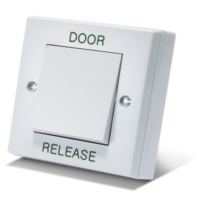 DRB001-DR gloss white plastic door release button