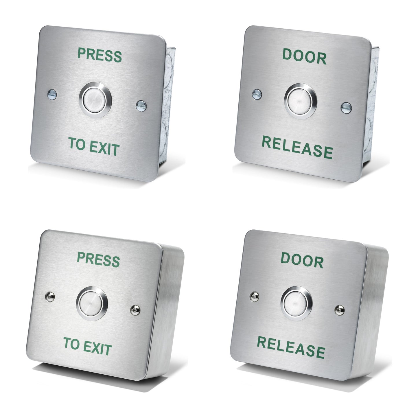 DRB002 stainless steel press to exit door release button for access control systems