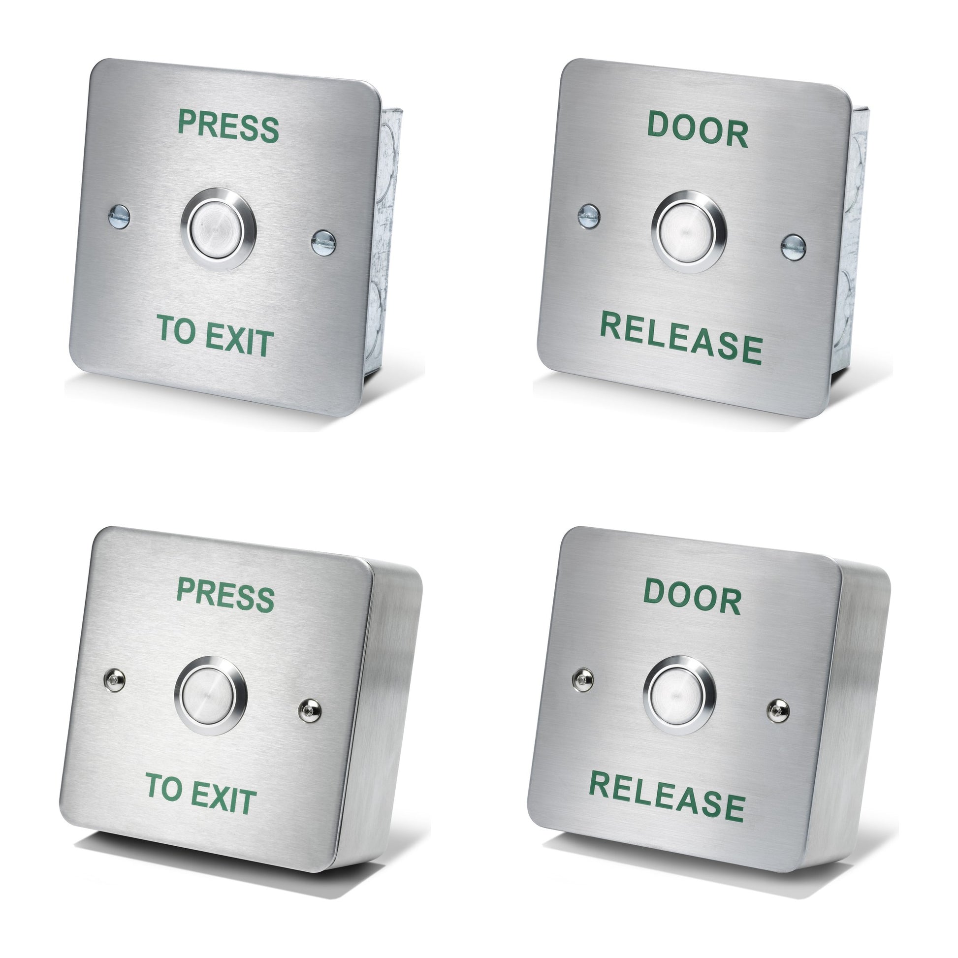 DRB002 stainless steel press to exit door release button for access control systems