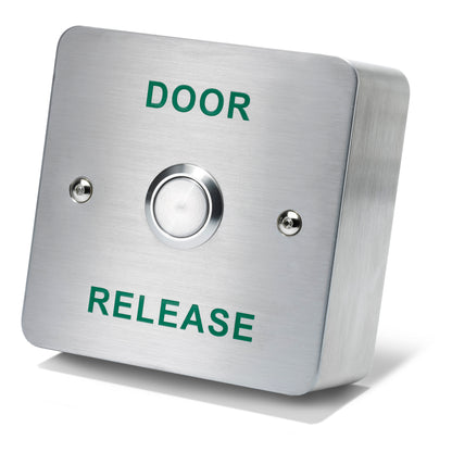 DRB002S-DR surface mount stainless steel door release button for access control systems