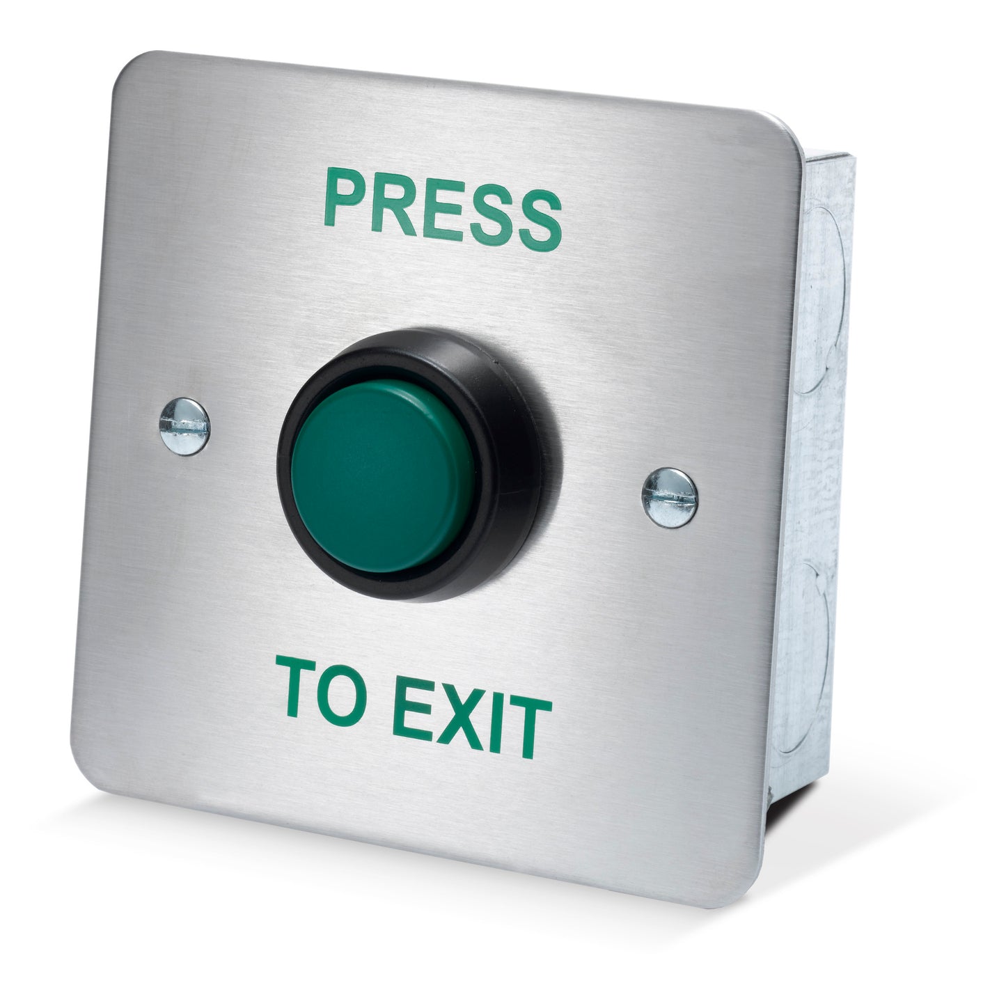 DRB003F-PTE flush mount stainless steel press to exit button for access control systems
