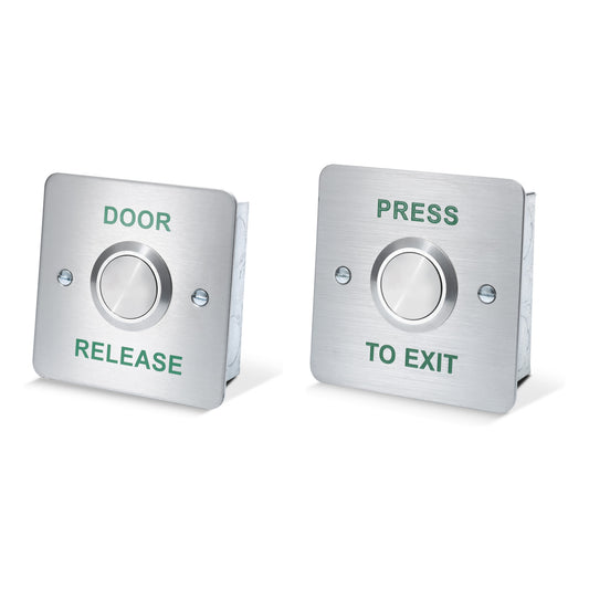 DRB006 stainless steel press to exit button with stainless steel push button for Access Control Systems
