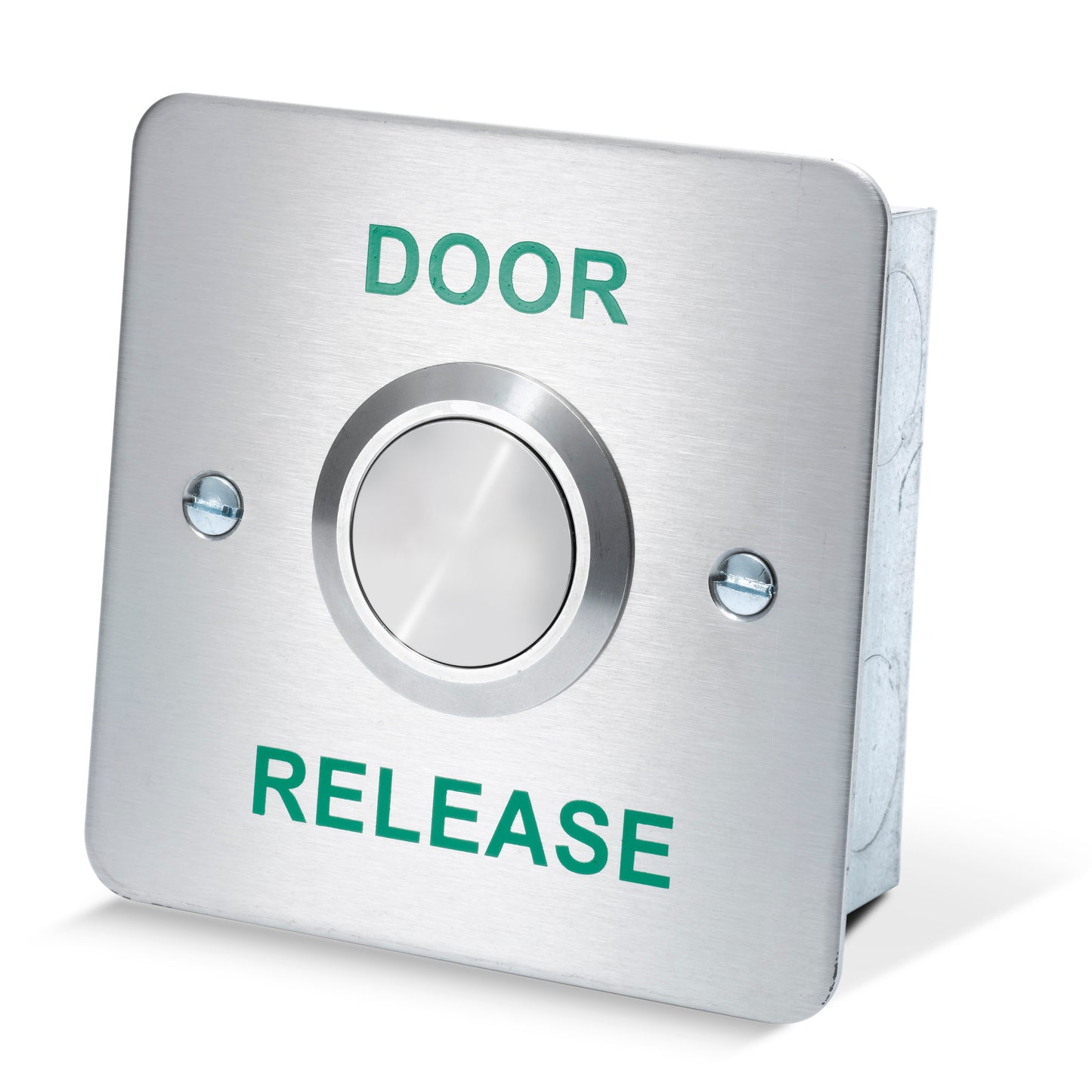 DRB006F-DR flush mount stainless steel door release button for access control systems