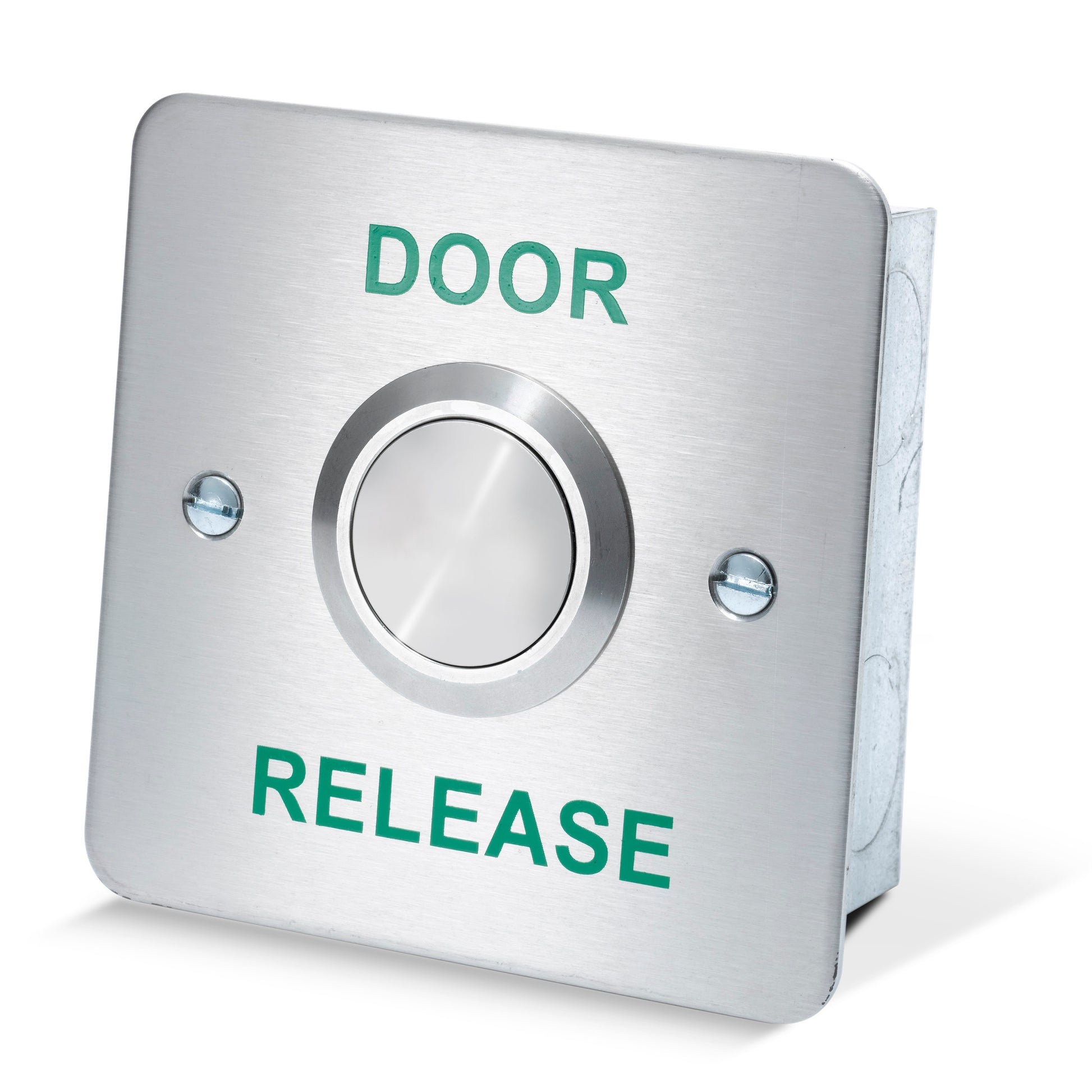 DRB006F-DR flush mount stainless steel door release button for access control systems