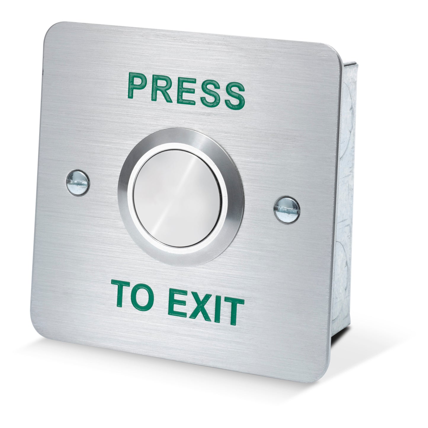 DRB006F-PTE flush mount stainless steel press to exit button for access control systems