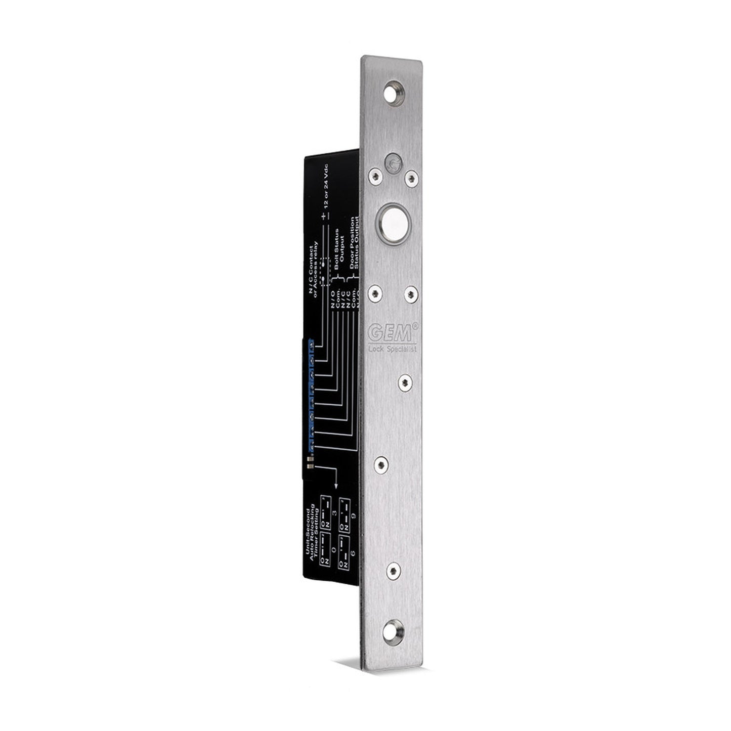 EB195 electric solenoid drop bolt lock for access control systems