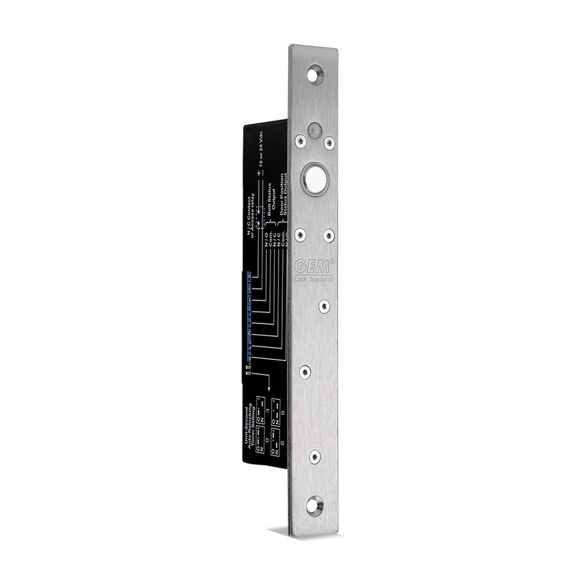 EB195 electric solenoid drop bolt lock for access control systems