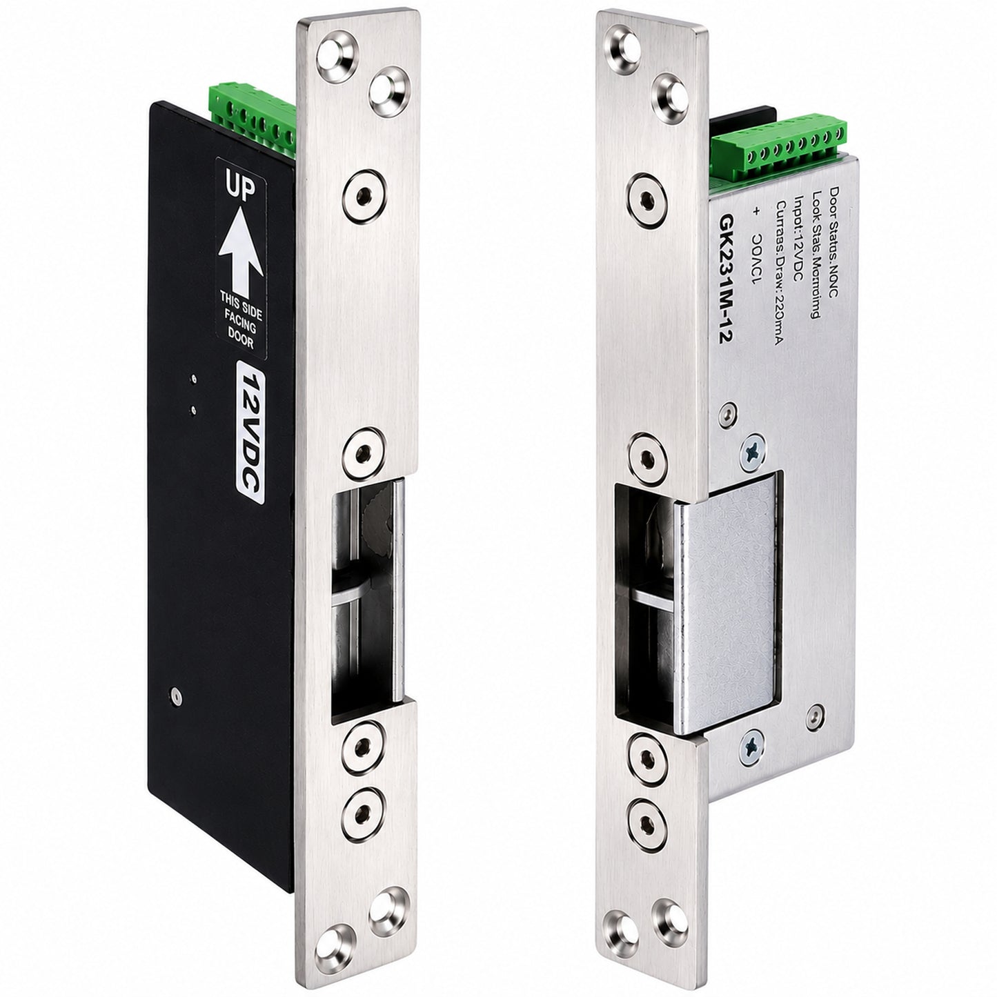 FR-GK231-L / FR-GK231-R Fire Rated left and right hand electric release lock rim strike