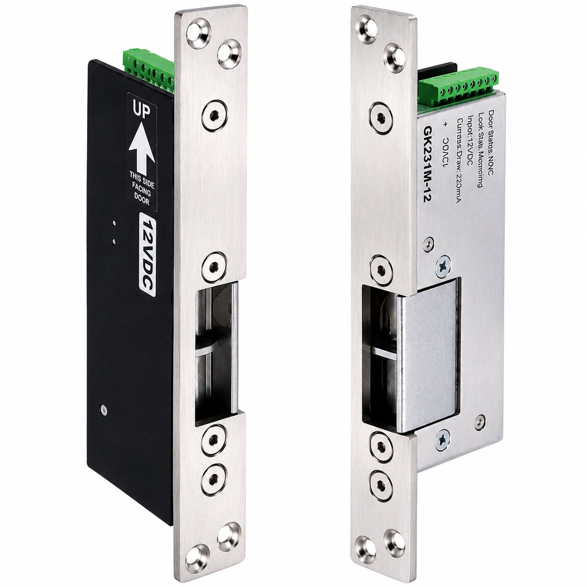 FR-GK231-L / FR-GK231-R Fire Rated left and right hand electric release lock rim strike