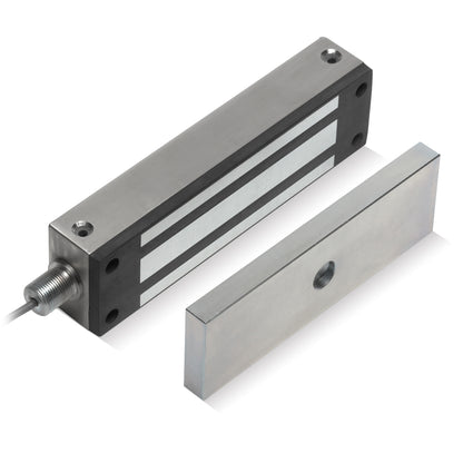 GL1200-NTBR stainless steel magnetic lock with IP67 protection and up to 1200lbs holding force